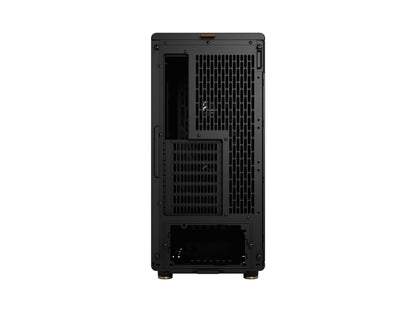 Interior layout of Fractal Design North mid-tower chassis for component installation