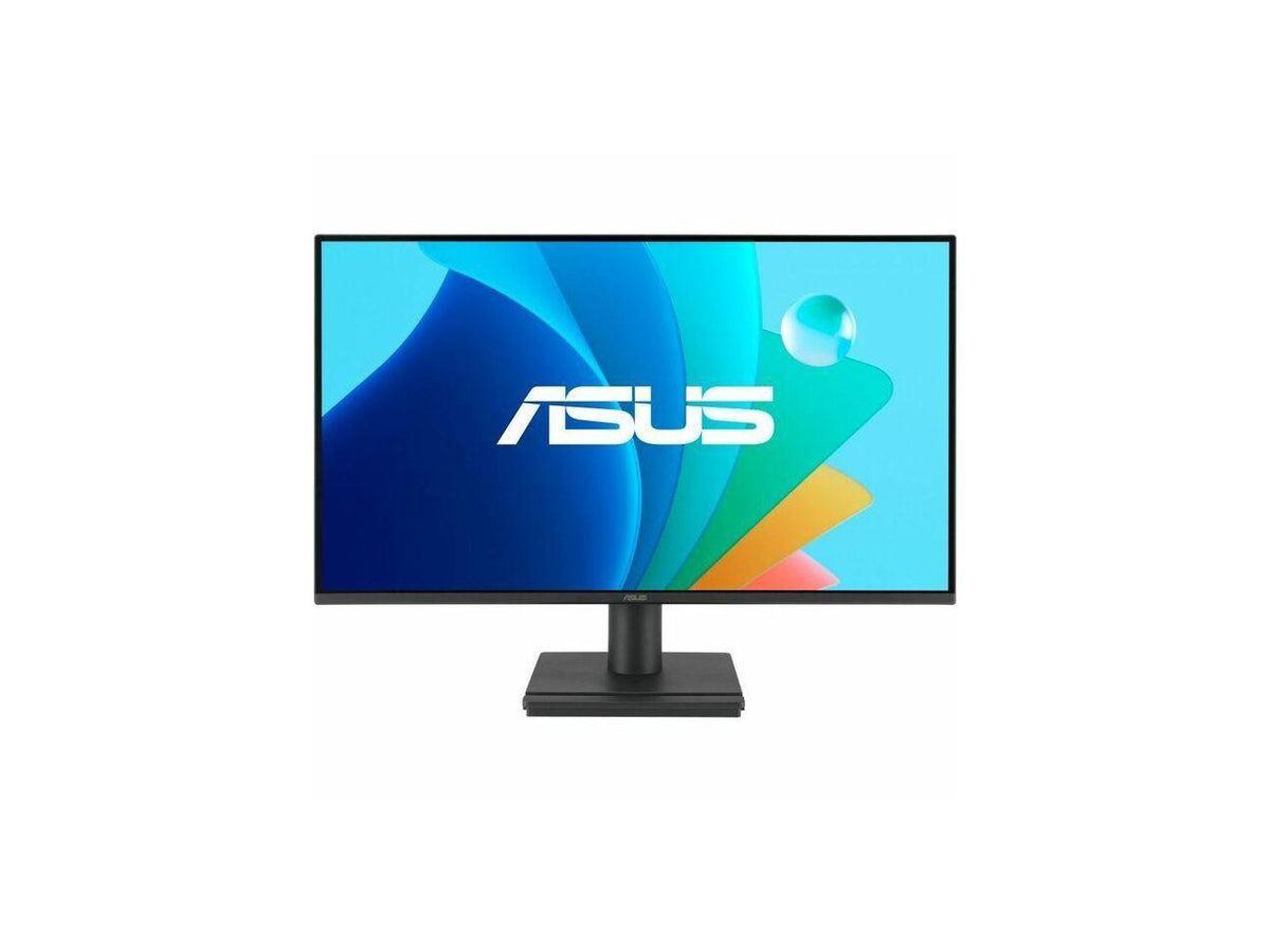 Front view of ASUS VA24EHF2 24-inch IPS gaming monitor with thin bezels