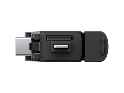 Angled view of Insta360 X4 Quick Reader with official branding