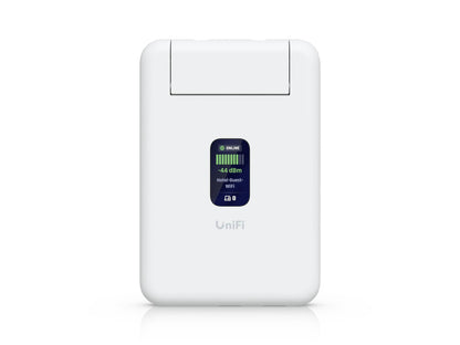 Front view of the Ubiquiti UniFi Travel Router UTR in original packaging