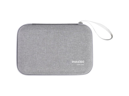 Internal view of the Insta360 X4 carry case showing organized storage compartments