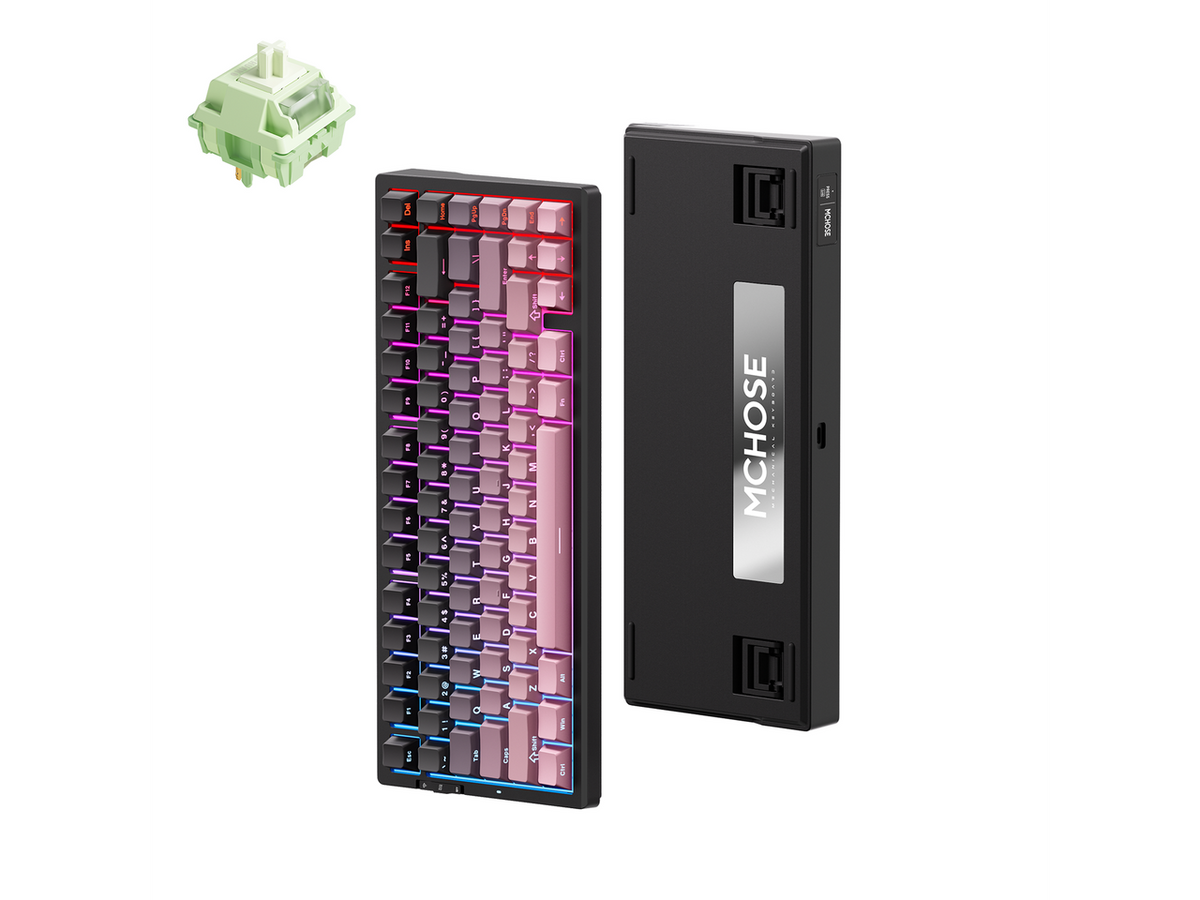 MCHOSE G75-16A 75% compact keyboard studio photography