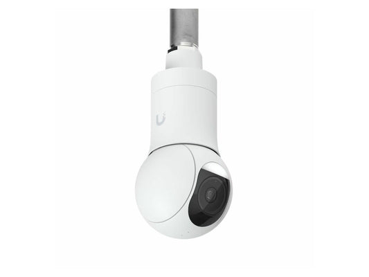 Close up of the Ubiquiti G5 PTZ pendant mount showing the durable mounting bracket.