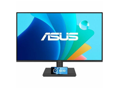 Close up of ASUS VA24EHF2 screen showing vivid colors and IPS panel quality