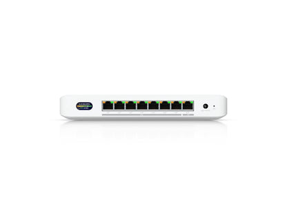 Detailed close-up shot of the CH UBINE UDB-Switch R interface ports