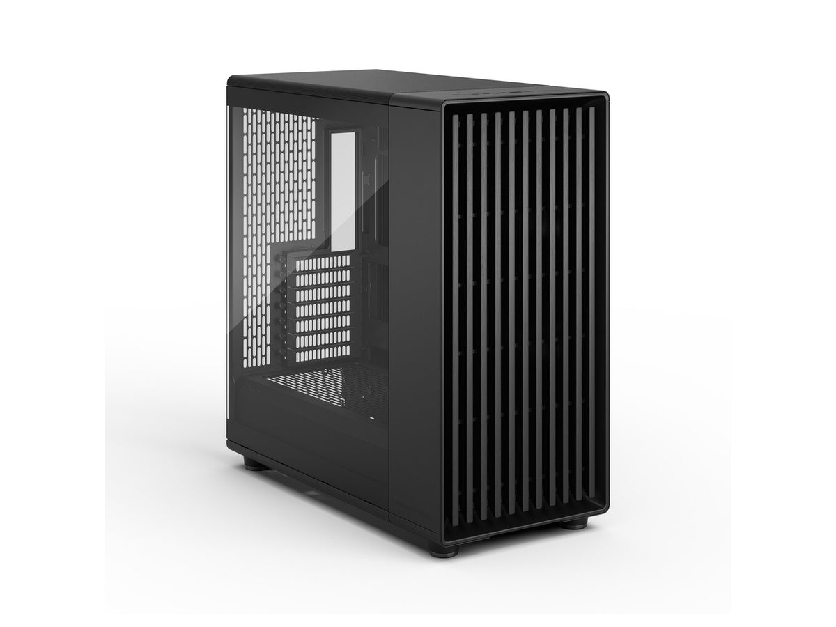 Internal view of Fractal Design North XL chassis with E-ATX motherboard space