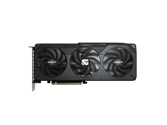 GIGABYTE GeForce RTX 5060 GAMING OC V2 8G triple-fan front angle, WINDFORCE cooling, black shroud
