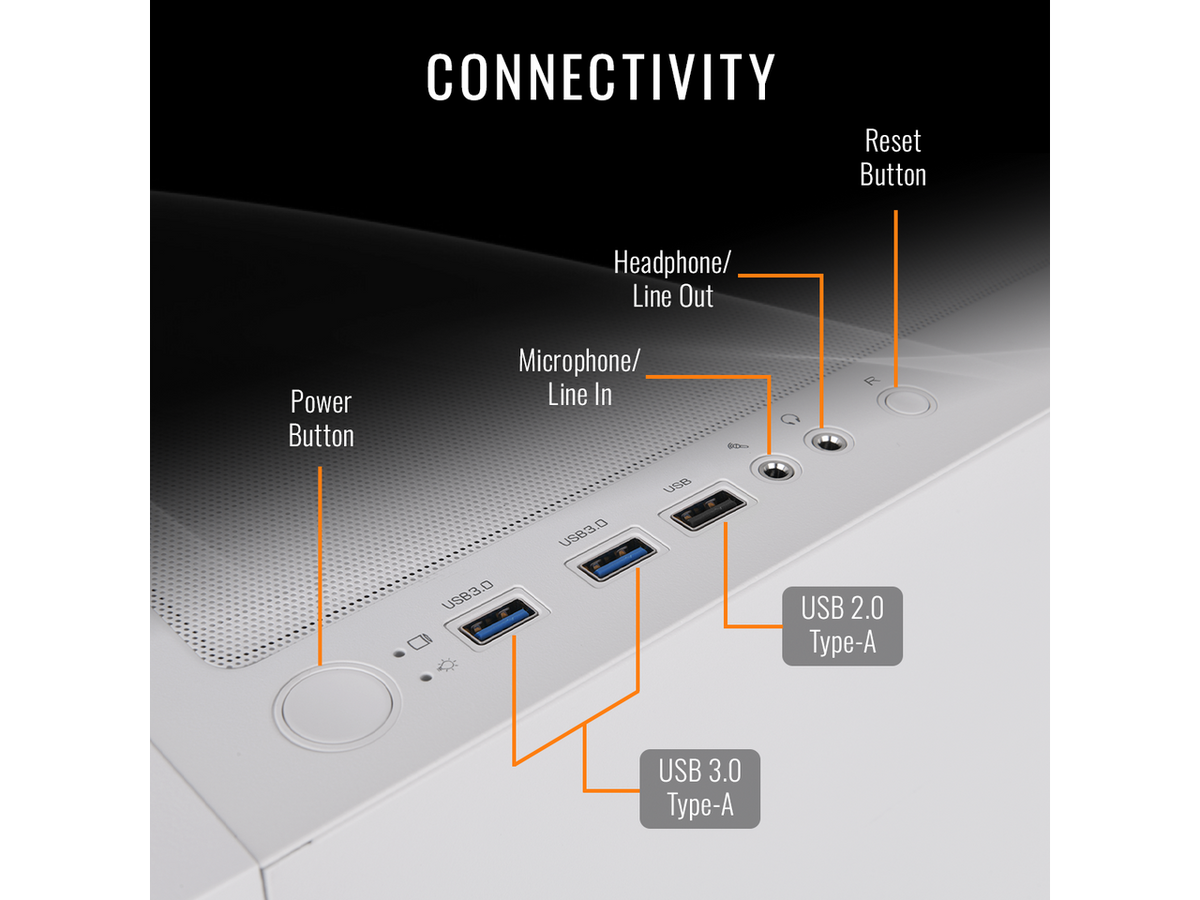 Angled view highlighting the chassis design of the Thermaltake N16S-B550-560-LCS R