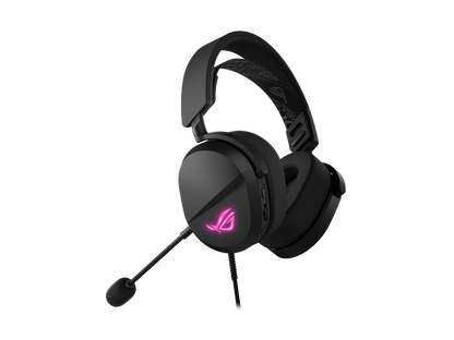 ASUS ROG Pelta headset in Core Black finish isolated on white