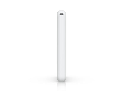 Top-down view of the portable Ubiquiti UniFi Travel Router hardware