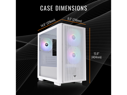 Interior component view of the Thermaltake N16S-B550-560-LCS R desktop system