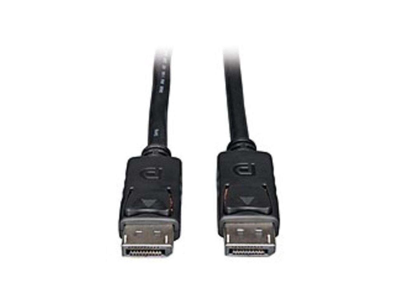 Tripp Lite P580-006 6 ft. Black DisplayPort to DisplayPort Cable with Latches